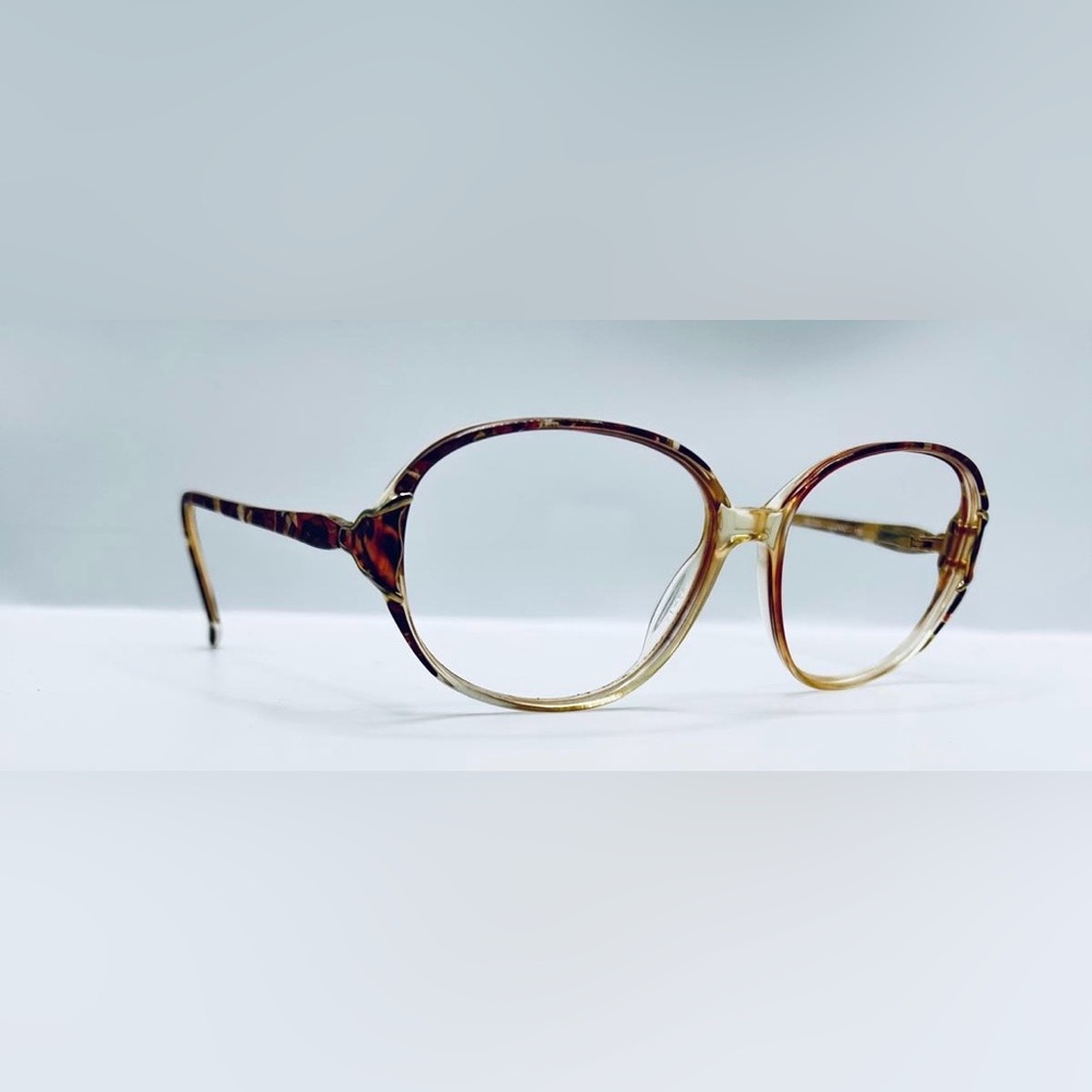 REM Brown Oval Sunglasses Frames Only